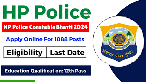 HPPSC 1088 Police Constable Online Form