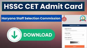 HSSC Various 11 Groups Exam Admit Card 2024