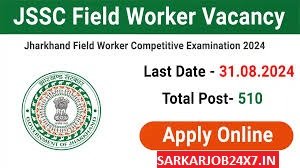 JSSC 510 Field Worker Vacancy