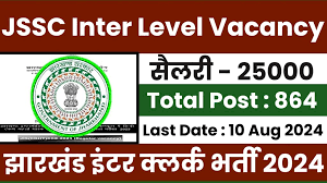 JSSC 863 Inter Level Vacancy Online Form