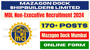 Mumbai MDL Non Executive Recruitment 2024 