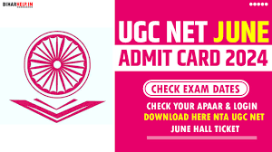 NTA UGC NET June 2024 Exam Admit Card