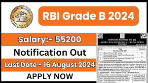 RBI Grade B Officer 94 Vacancy Online Form